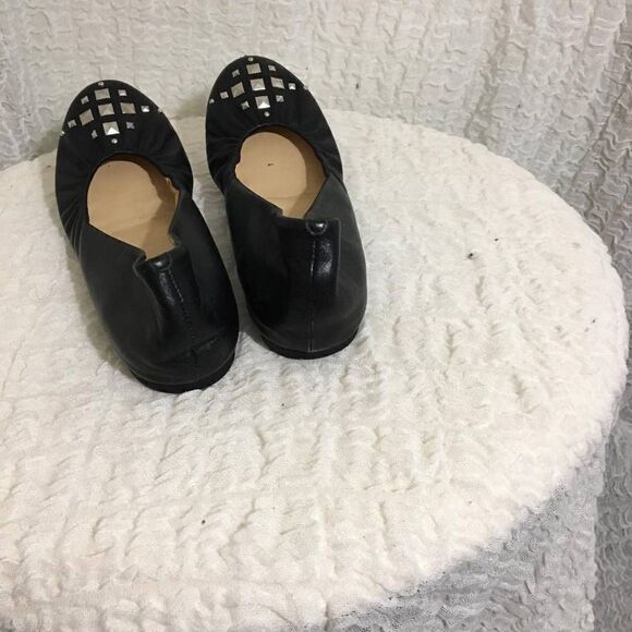 J.Crew Leather Studded Flats Size 10 - Picture 4 of 9